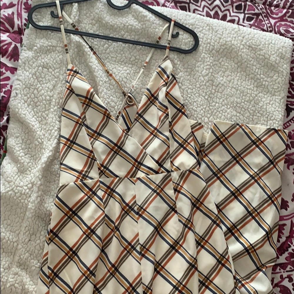 Creme jumpsuit